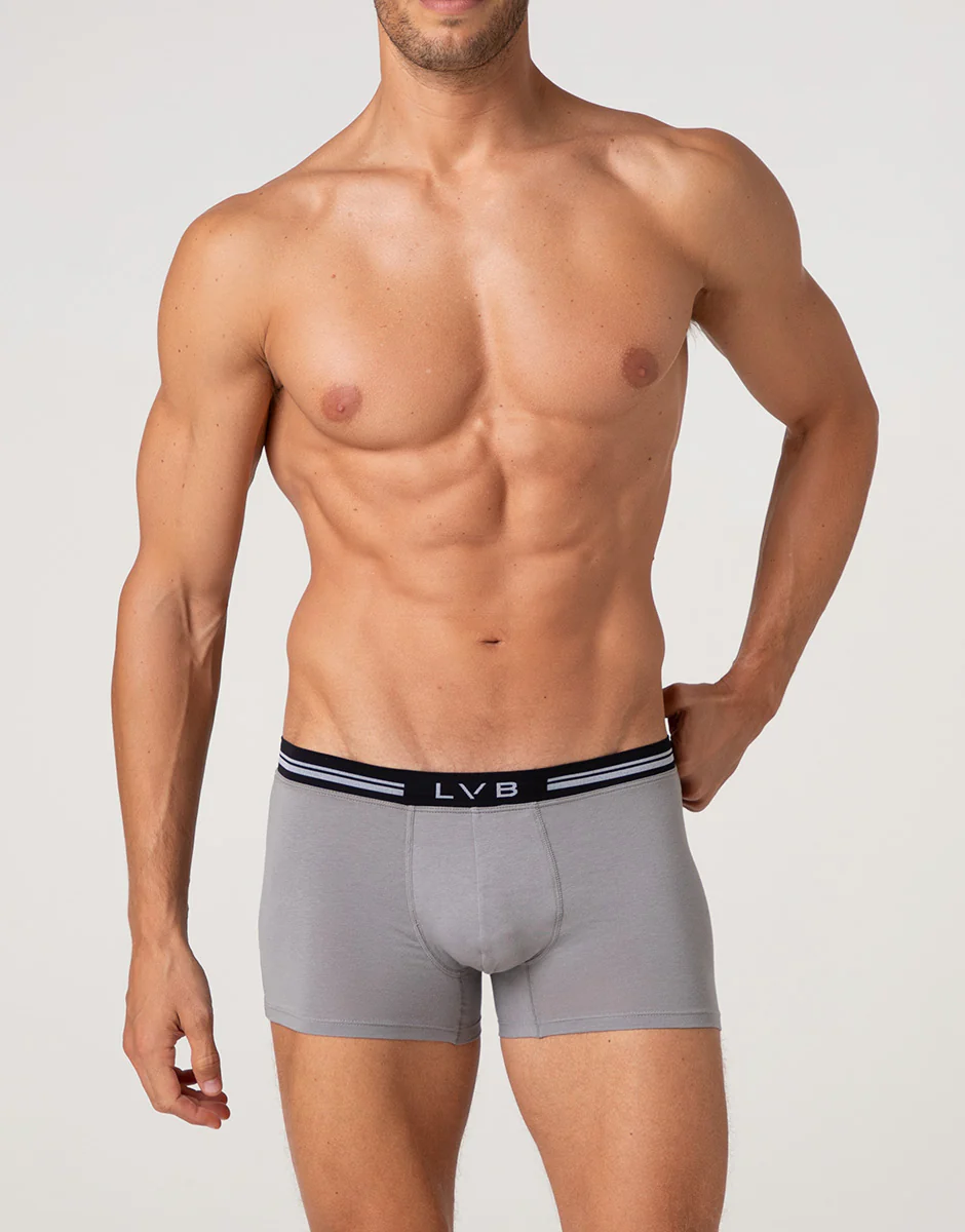 Boxer Comfort 360 Stretch Cotton, grigio scuro - Image 2
