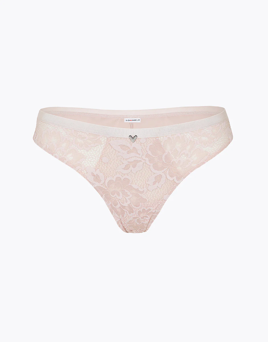 Brasiliano Anniversary Lace in pizzo riciclato e tulle, cipria - Image 6