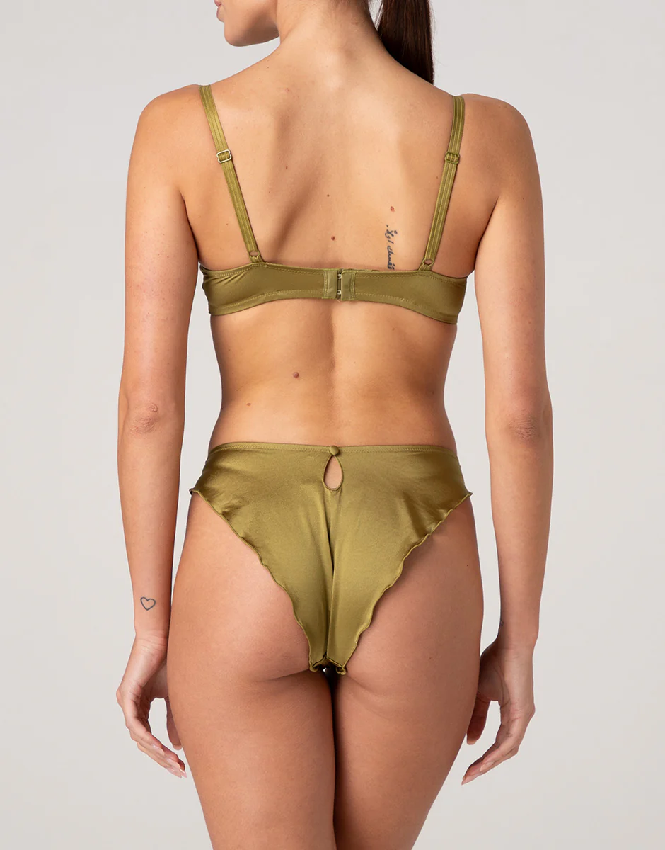Brasiliano Chic Micro in microfibra, verde cardamomo - Image 4