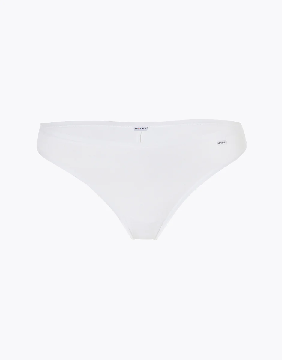 Brasiliano lovely in cotone modal, bianco - Image 7
