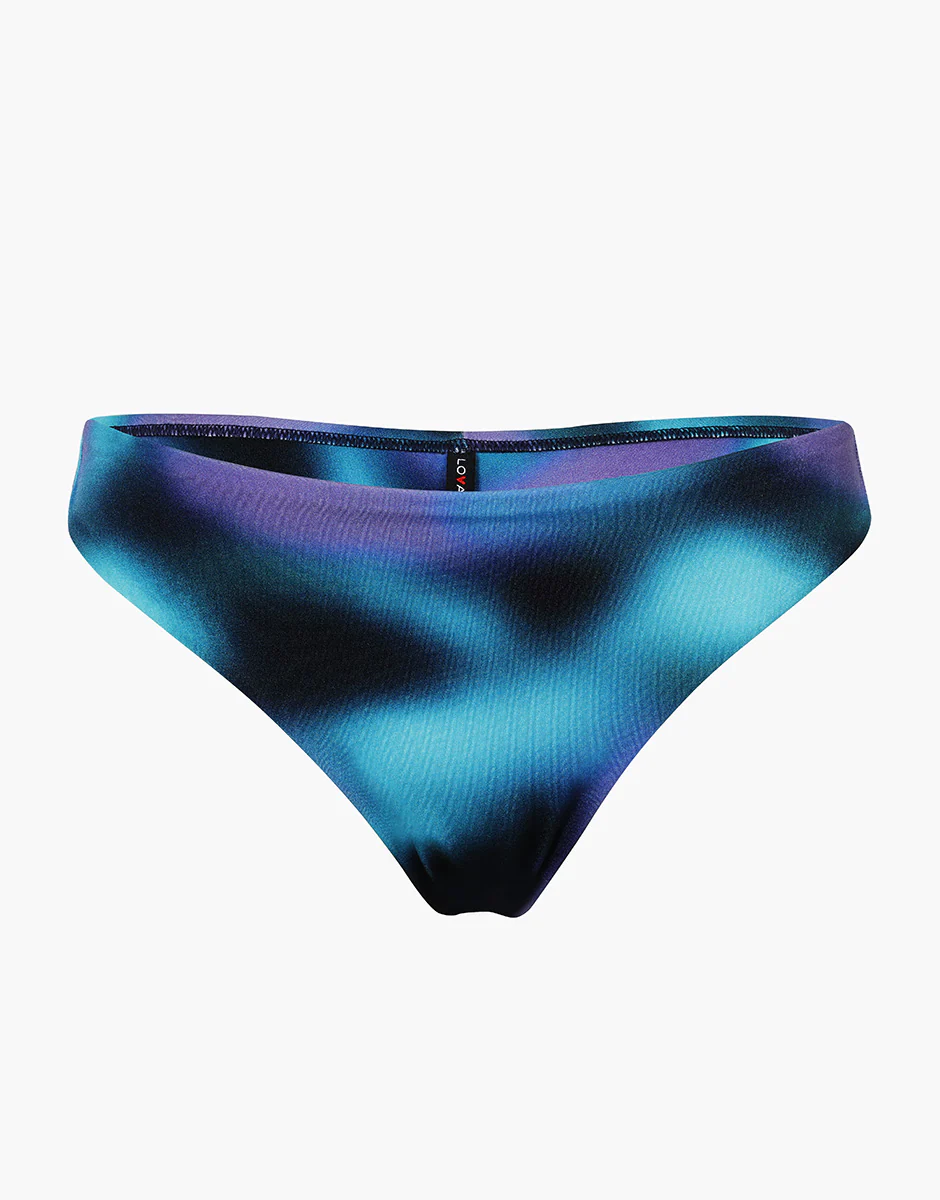 Costume Brasiliano Printed Trendy Shiny Micro, stampa multicolor sfumata - Image 5
