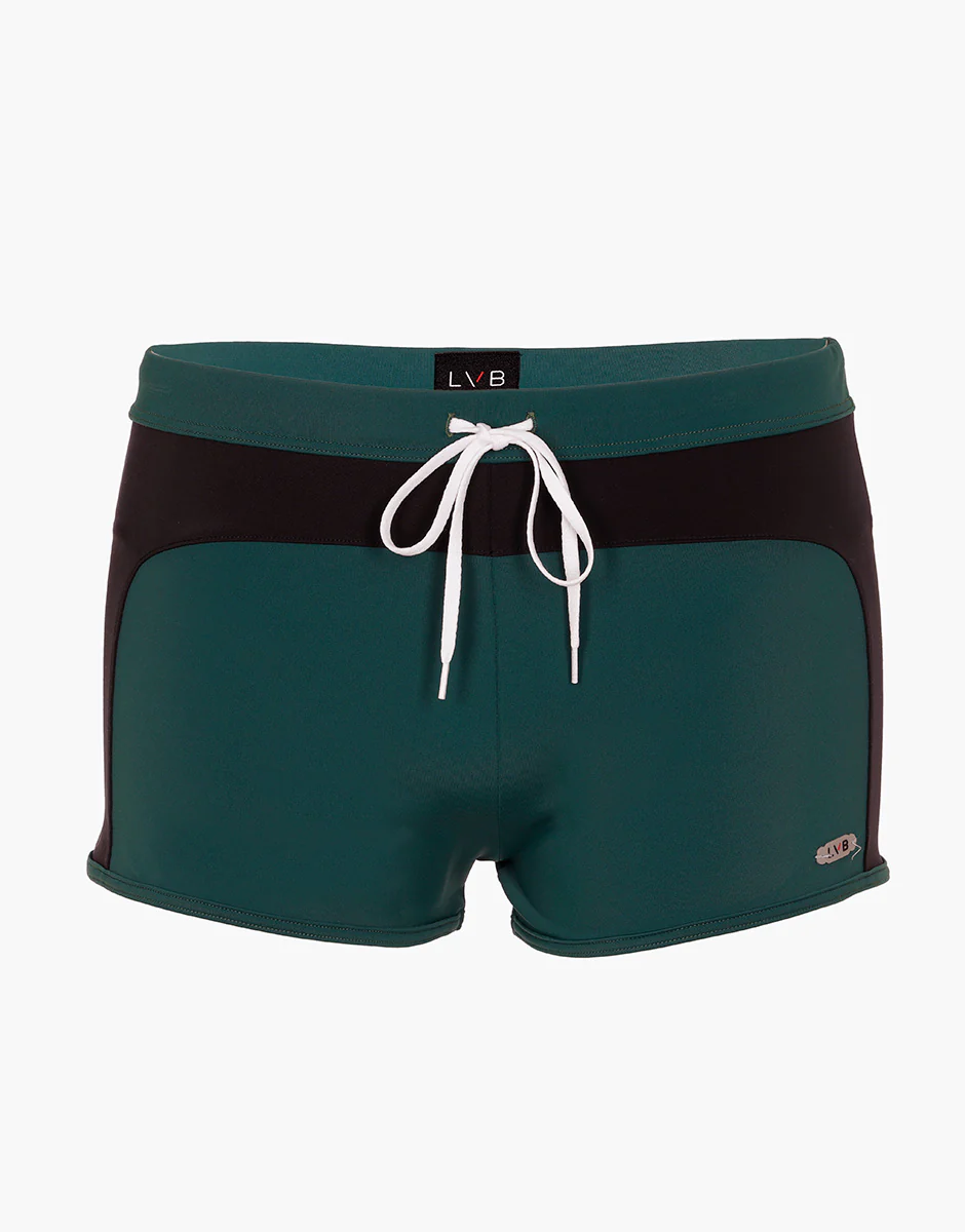 Costume Parigamba Sporty RCS Indemagliabile, verde scuro e nero - Image 4