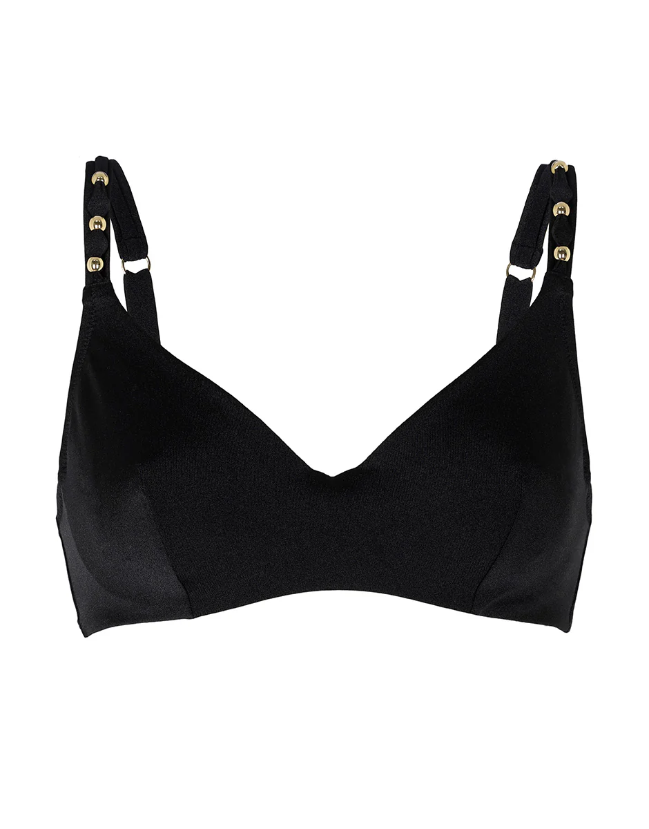 Costume Reggiseno Brassiere con Ferretto Expert Shiny Micro, nero - Image 6