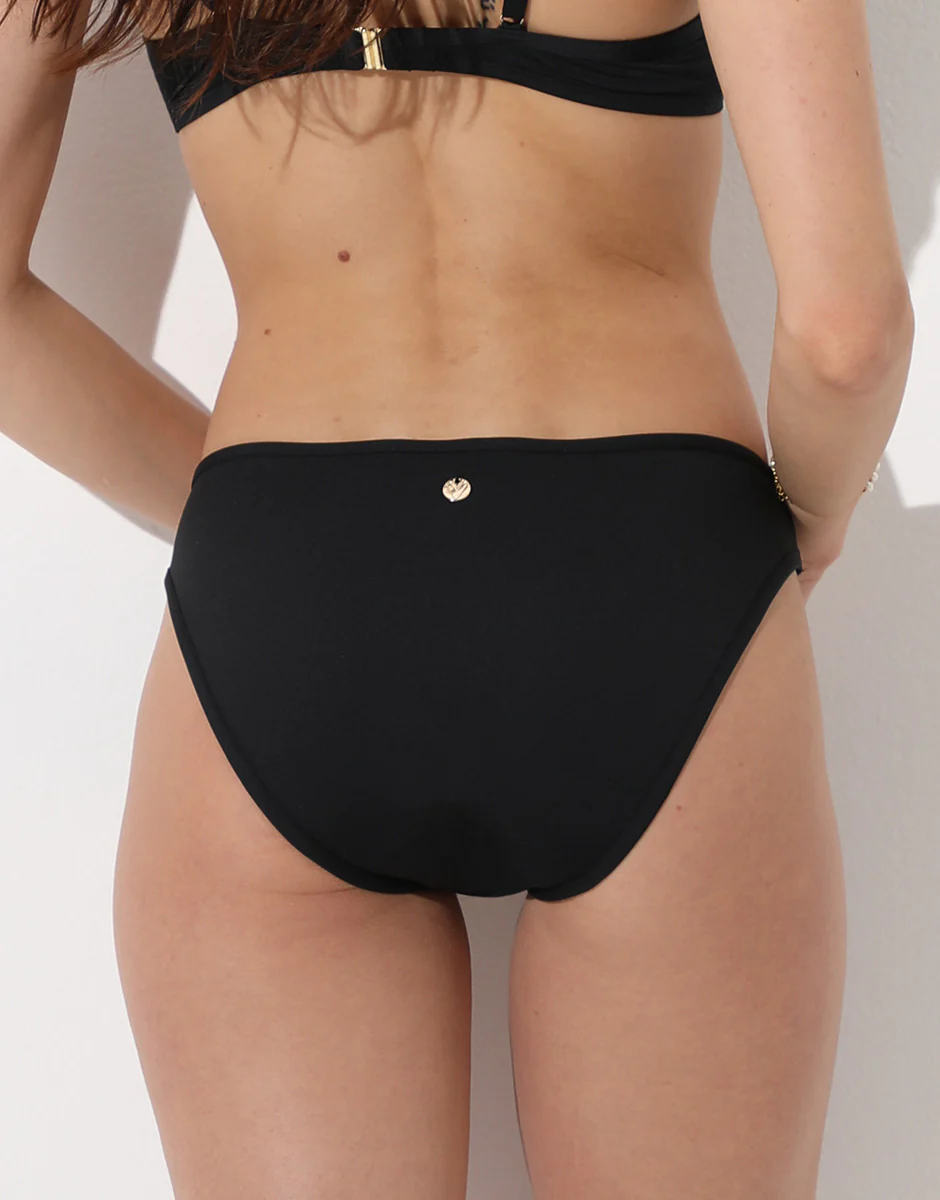 Costume Slip da Ciclo Flusso Medio Beachwear Period Panties in Microfibra Tecnica, nero - Image 2