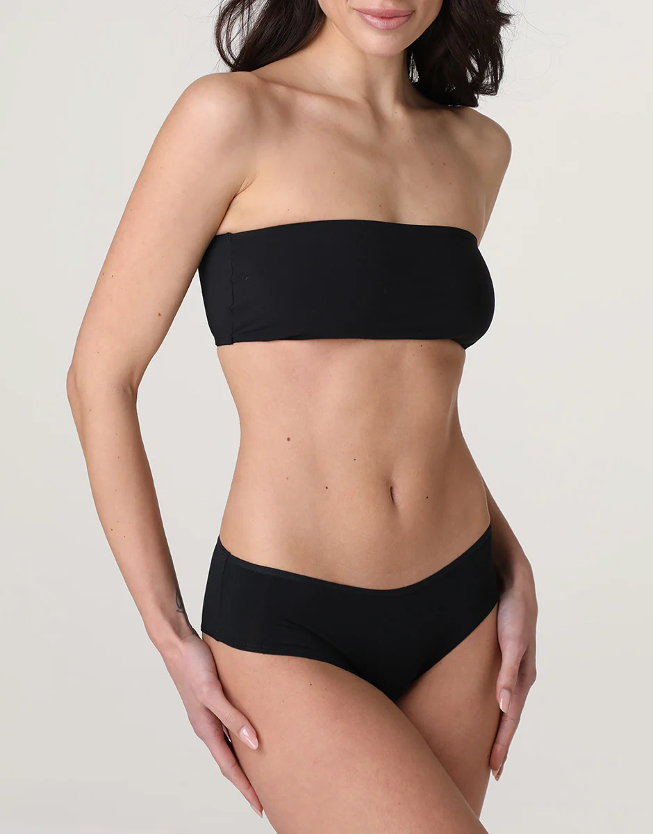 Culotte Ultrasoft Panties in Cotone Modal, nero