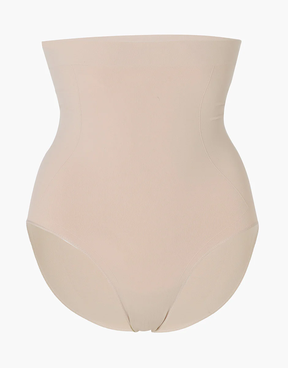 Guaina Slip Vita Alta modellante Silhouette Shaping in microfibra, cipria - Image 6
