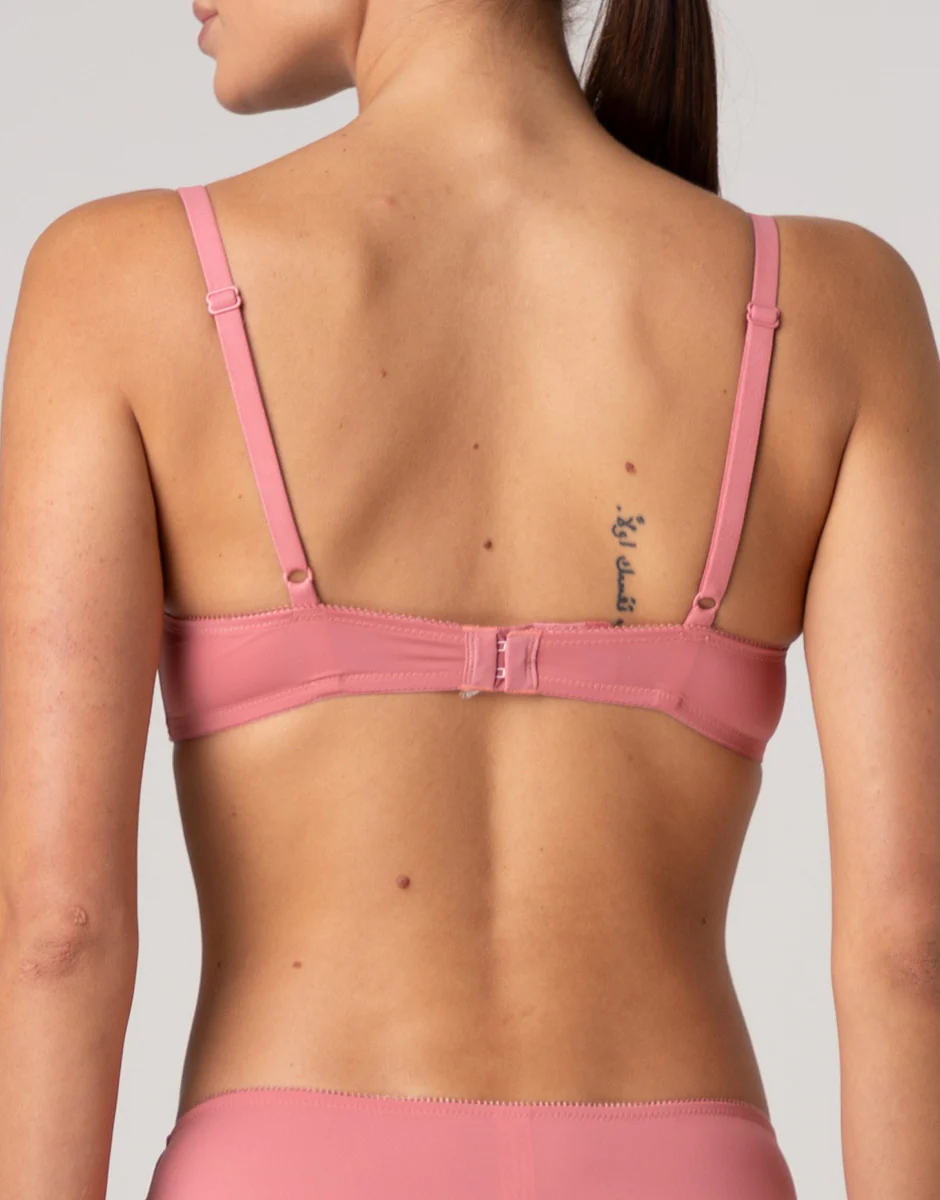 Reggiseno a vela con ferretto Floreal Lace in pizzo, rosa pesco - Image 5