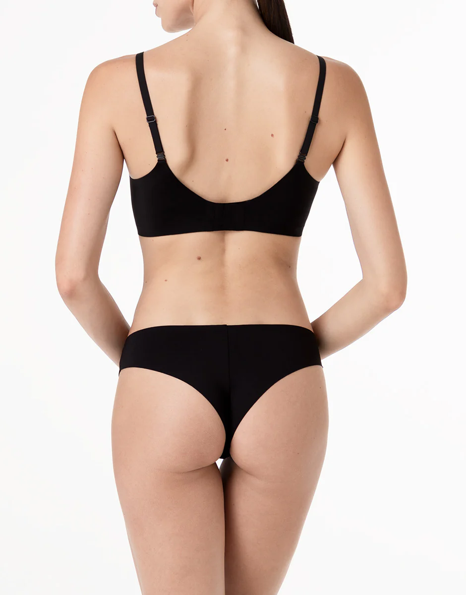 Reggiseno Brassiere Senza Ferretto Invisible Fusion in microfibra, nero - Image 5