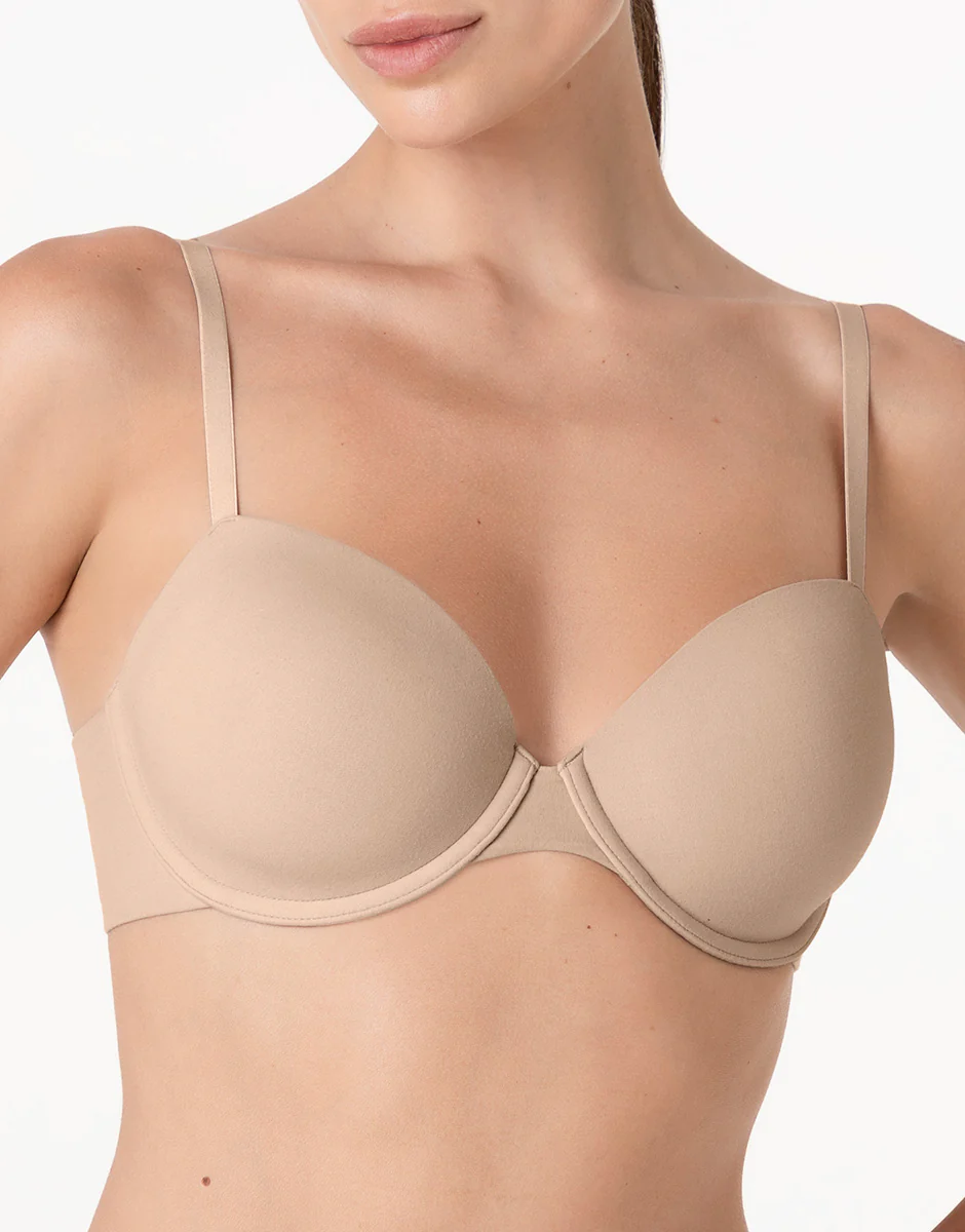 Reggiseno con Ferretto Invisible Essence in microfibra, nudo chiaro - Image 5