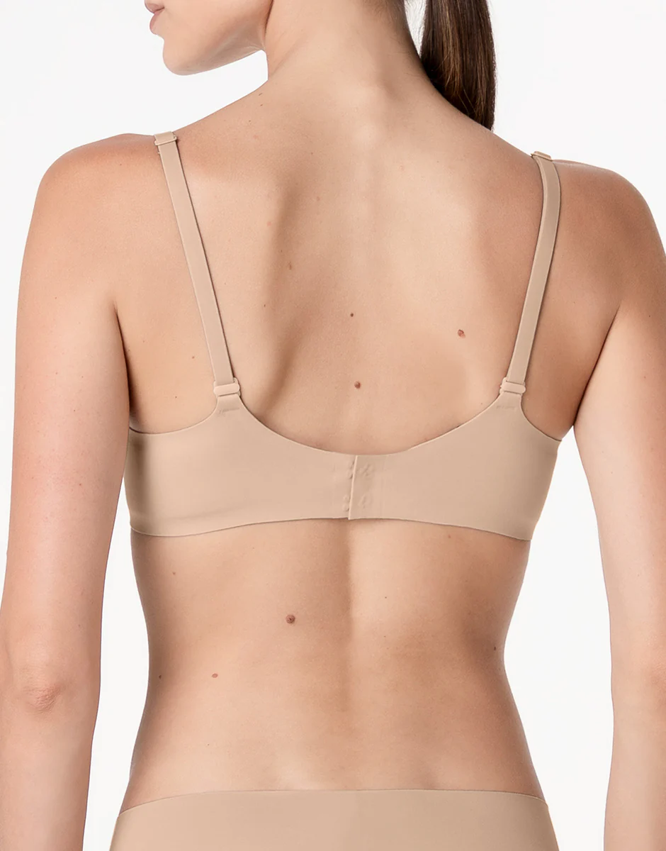 Reggiseno con Ferretto Senza Imbottitura Invisible Essence in microfibra, nudo chiaro - Image 3