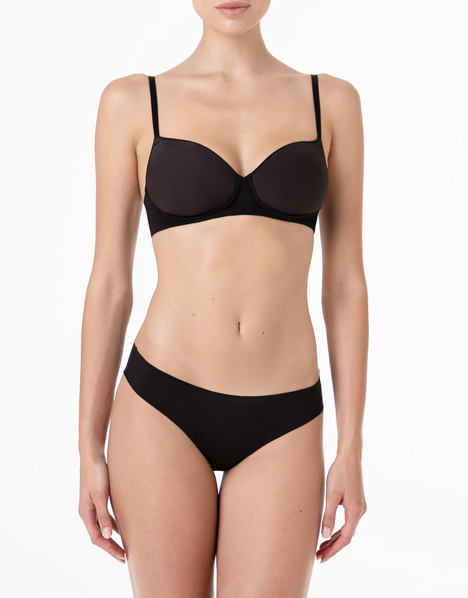 Reggiseno Senza Ferretto Coppa Spacer Invisible Breeze in microfibra, nero - Image 3