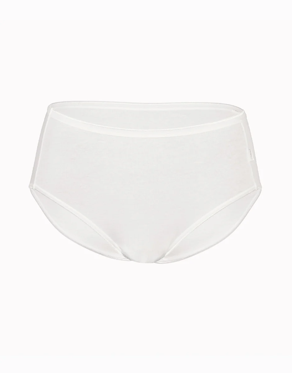 Slip midi lovely, bianco in cotone soft - Image 5