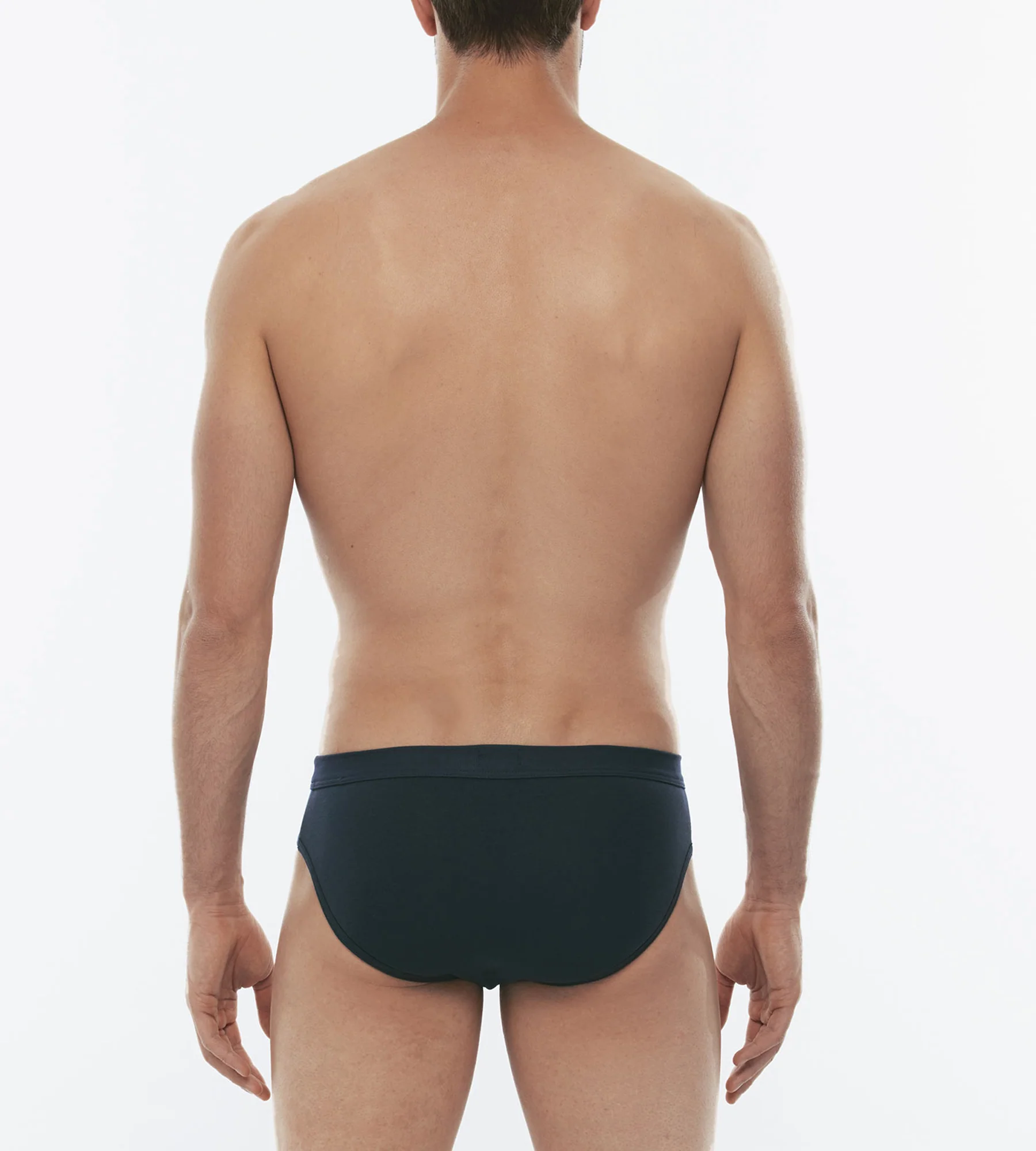 Slip mini BiPack Cotton Stretch in cotone elasticizzato, blu - Image 2