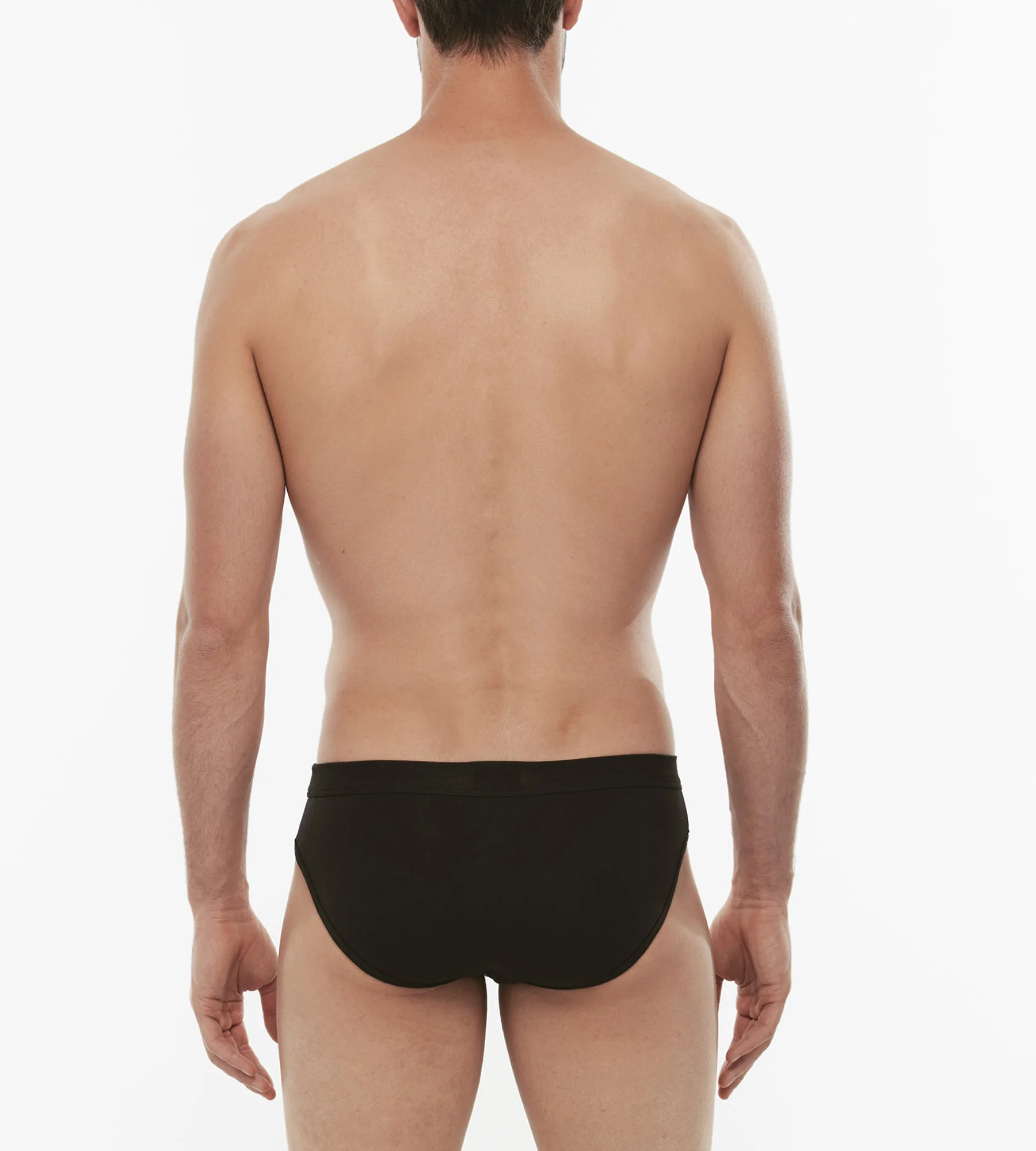 Slip mini BiPack Cotton Stretch in cotone elasticizzato, nero - Image 2