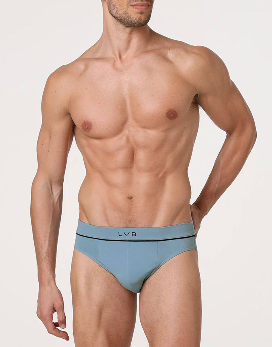 Slip Modern Cotton Modal, azzurro polvere