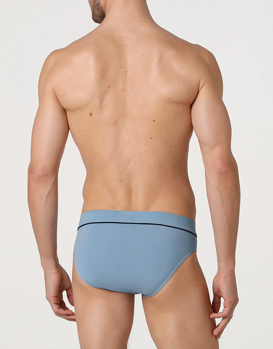 Slip Modern Cotton Modal, azzurro polvere - Image 2